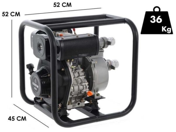 Blackstone BD 5000 Wärmemotorpumpe 50 mm Anschlüsse – 2 Zoll – selbstansaugend – 5,5 PS – Euro 5 Diesel