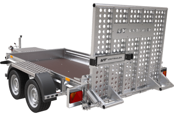 Bauanhänger zum Transport eines Minibaggers – UNITRAILER STARK 3 260