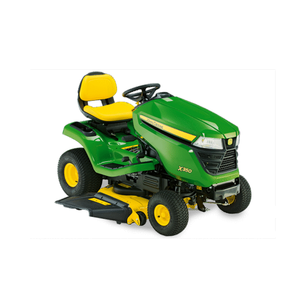 JOHN DEERE X350 Aufsitzmäher mit Seitenauswurf